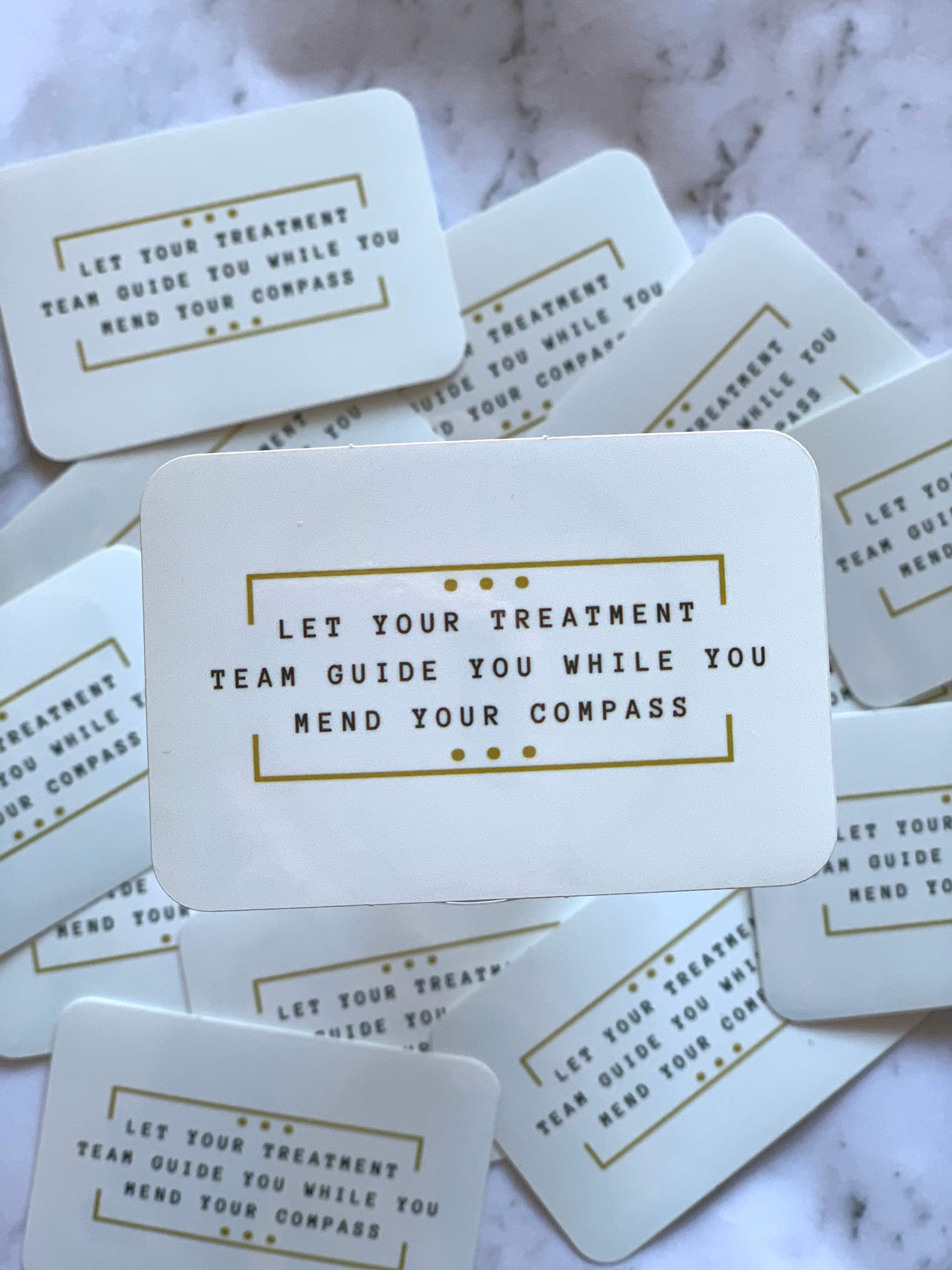 'Mend Your Compass' Sticker