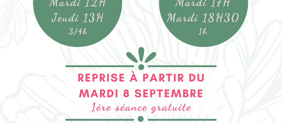 Reprise Sophrologie de Groupe