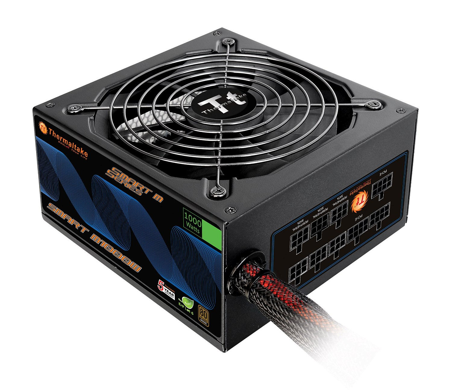 Thermaltake SMART M 1000W 80 PLUS BRONZE Full Modular Power Supply SP-1000MPCBUS