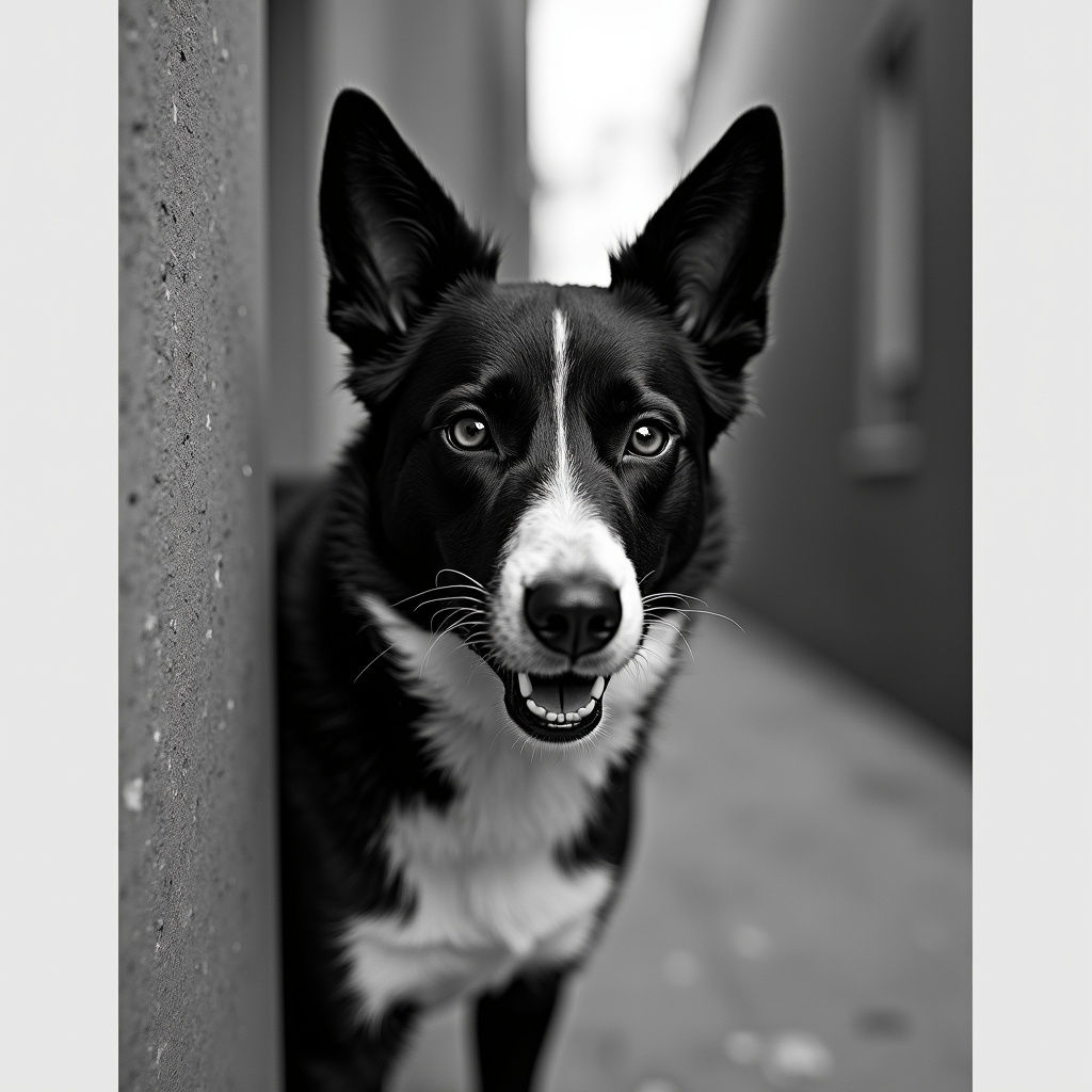 Budapest Alley Dog