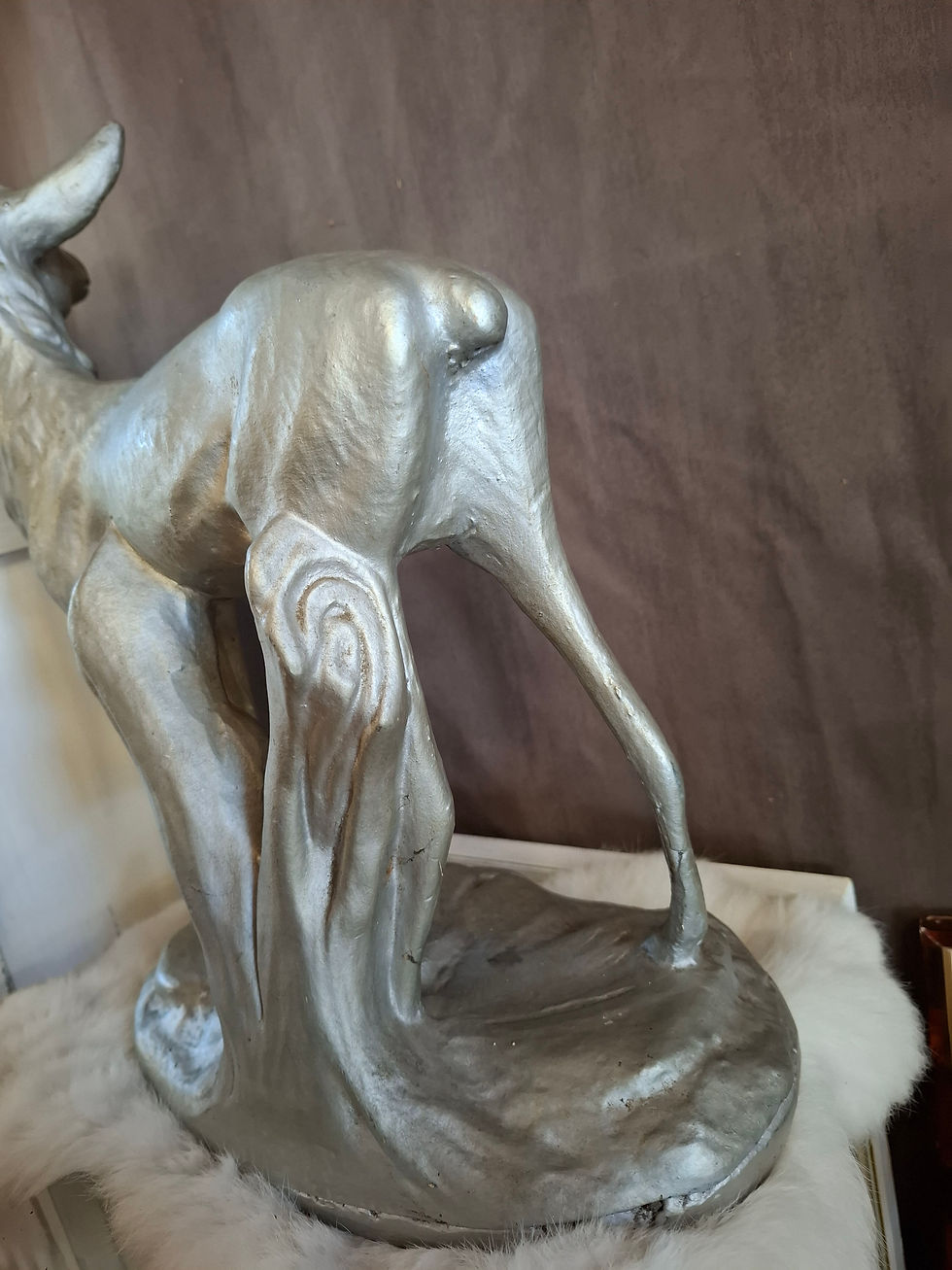 Thumbnail: Groot vintage hert 