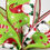 Thumbnail: 2.5" Bright Gnomes - Green, Red, Grey Wired Ribbon - Priced per metre