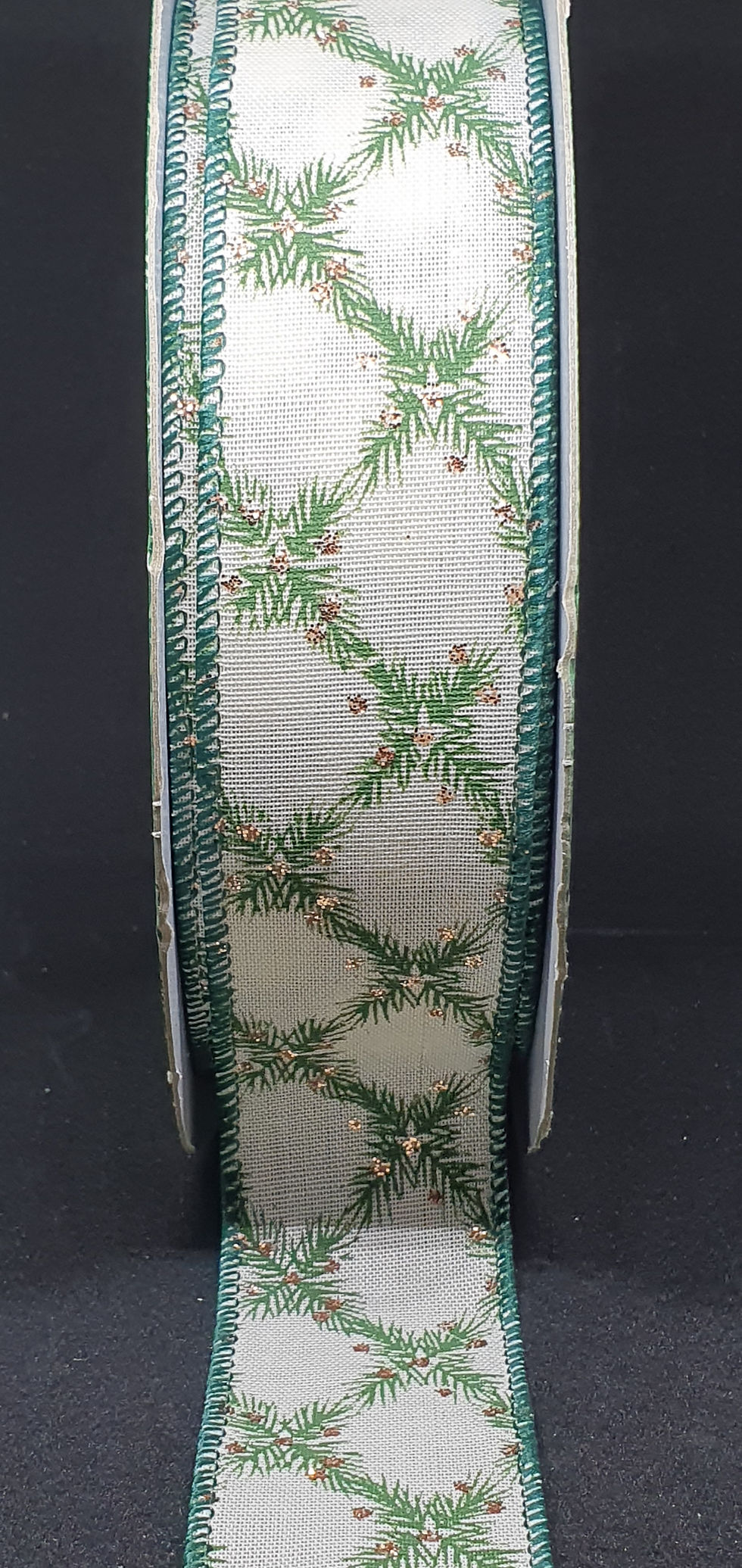 Thumbnail: 1.5 inch Garland Wired Ribbon - priced per metre
