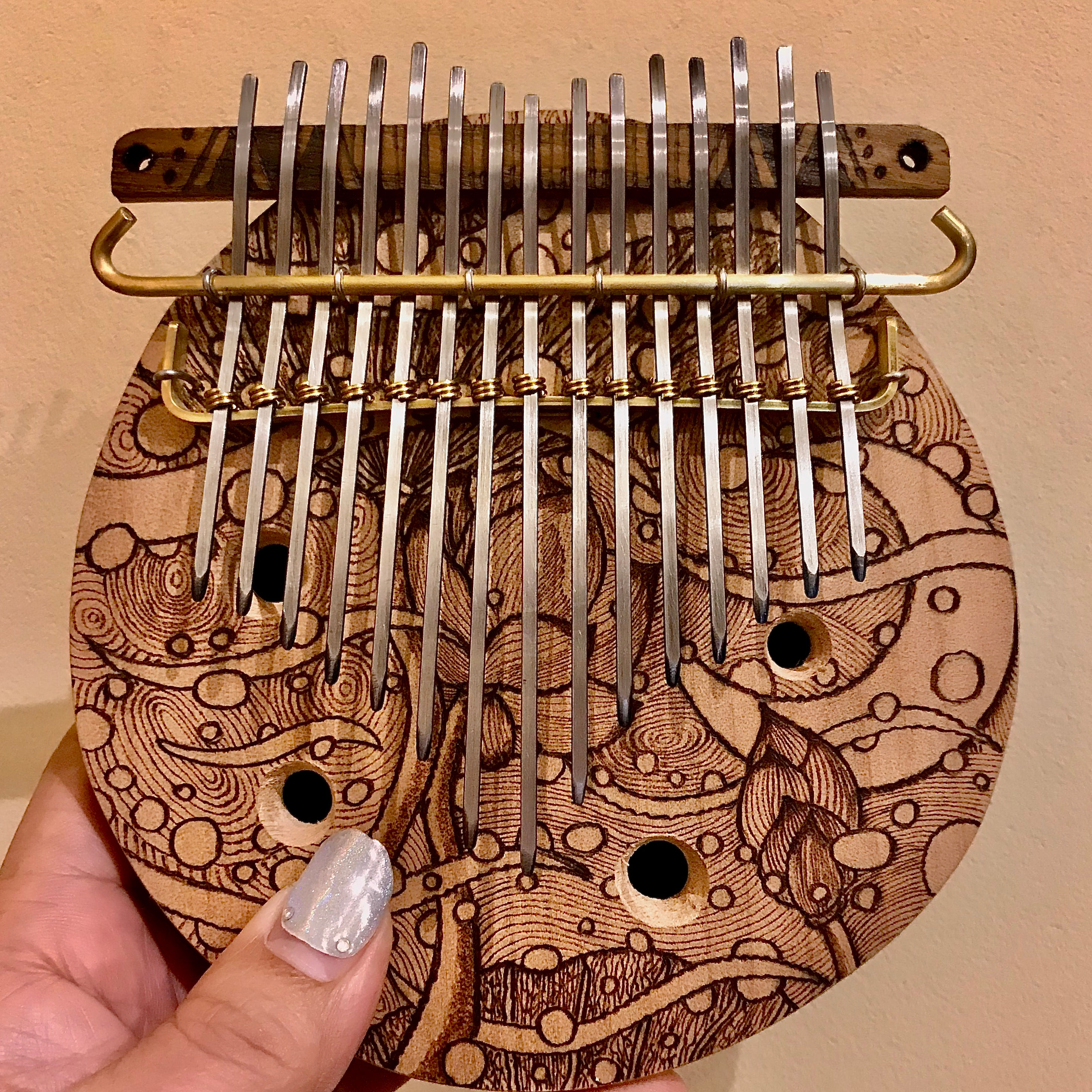 ・Bunカリンバ・親指ピアノ『 Lotus Inspiration 』スペシャルカリンバ☆