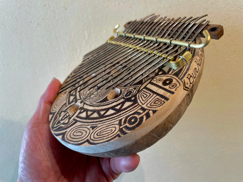 BUN　Mt.moon カリンバ 15弦 民族楽器 BUN Mt.moon カリンバ 15弦 民族楽器 作家もの/Thumb Piano made by
