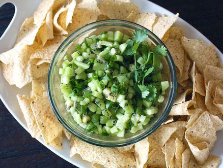 Mega Kiwi Cucumber Salsa