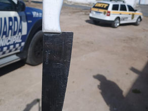 Jovem é flagrado com faca em zona escolar durante ação rápida da GM e SMTT em Delmiro Gouveia