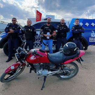 Motocicleta roubada é recuperada pela Guarda Municipal em Delmiro Gouveia