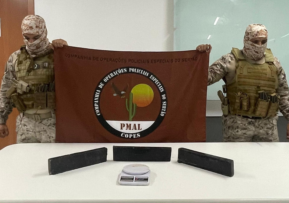 Homem é preso com mais de 3 kg de maconha em Olho d’Água das Flores durante operação policial