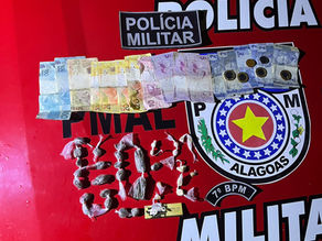 Adolescentes são flagrados com drogas e dinheiro em abordagem policial em Olho d’Água das Flores