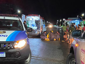 Homem de 69 anos fica ferido após atropelamento na Avenida Caxangá em Delmiro Gouveia