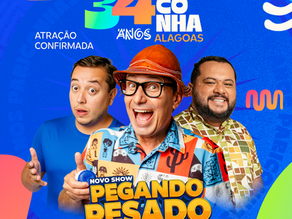Pariconha anuncia show de humor com Mução, Renan da Resenha e Zé Fabiano na festa de 34 anos de Emancipação Política