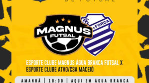 Água Branca recebe jogo de ida da semifinal do Campeonato Alagoano Sub-18 de Futsal