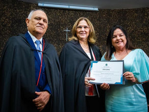 Fátima Canuto recebe diploma eleitoral em solenidade do TRE-AL 