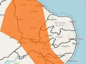 Inmet emite novo alerta de chuvas para os 102 municípios de Alagoas