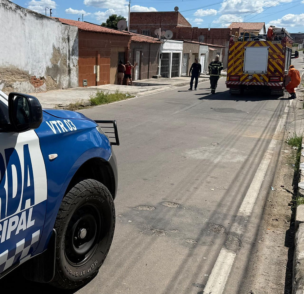 Corpo de Bombeiros e Guarda Municipal evitam possível tragédia após vazamento de gás em Delmiro Gouveia