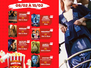 Programação imperdível esta semana do cinema no Shopping da Vila