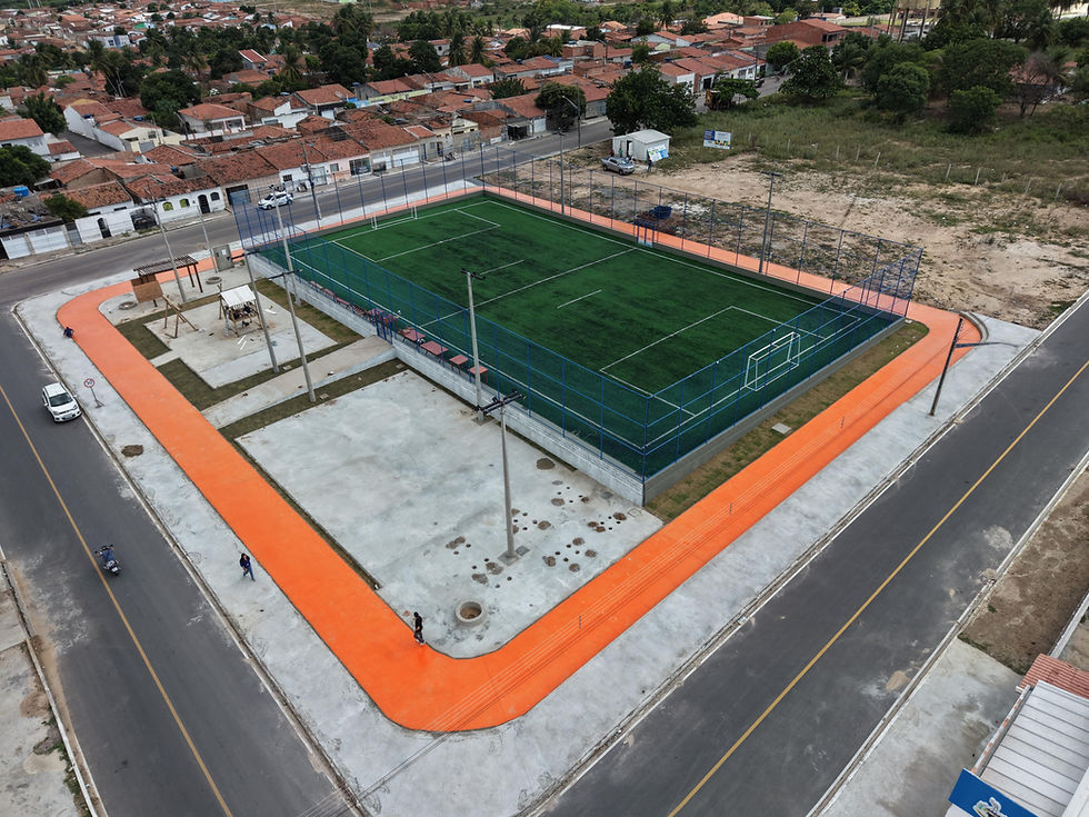 Com obras quase 100% finalizadas, Primeiro Centro Esportivo Comunitário de Delmiro Gouveia será inaugurado nos próximos dias