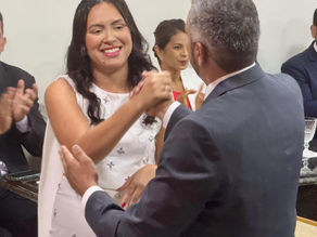 Nayara Emmanuela e Horlandinho de Neuza assumem prefeitura de Água Branca 