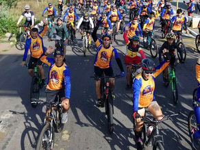 Mais de 270 ciclistas participam de passeio em Delmiro Gouveia