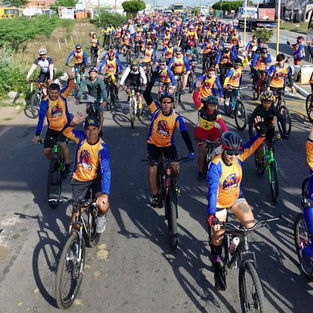 Mais de 270 ciclistas participam de passeio em Delmiro Gouveia