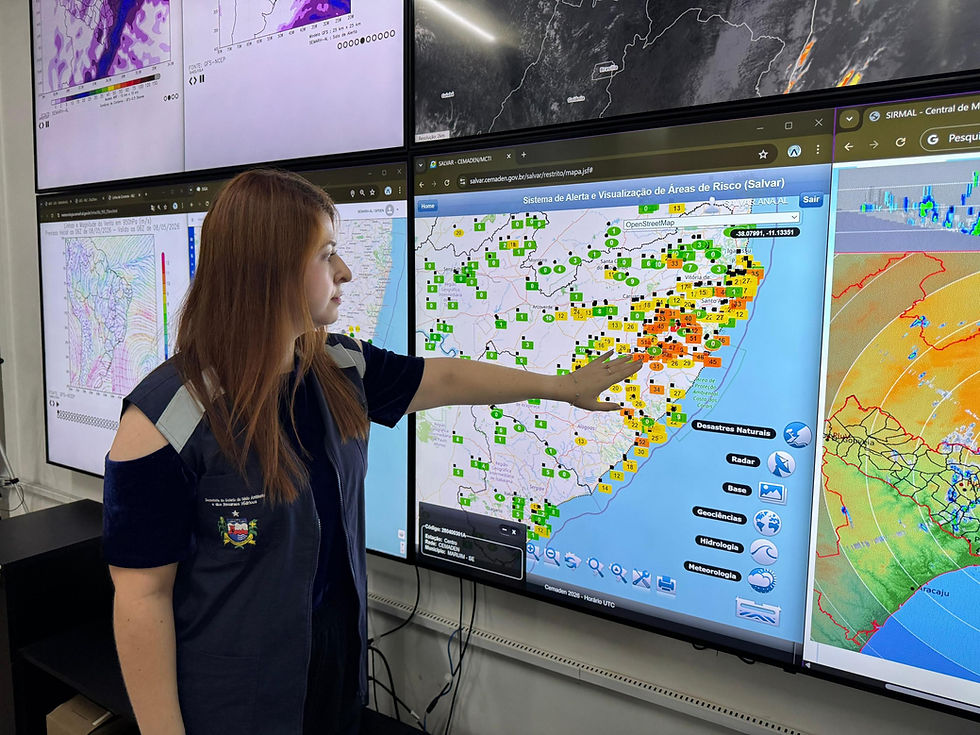 Alagoas terá fim de semana de tempo instável, prevê Semarh