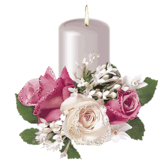 A remembrance candle