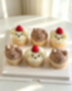 Bear and Dog cupcake