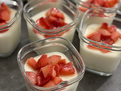 Les yaourts tout fraise