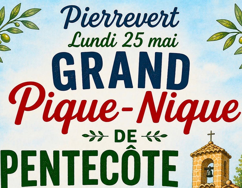 Grand pique Nique de Pierrevert pour la Pentecôte 2026