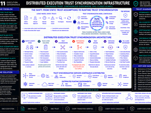 PILLAR PAGE 71 Distributed Execution Trust Synchronization Infrastructure | 11/11 Execution Governance