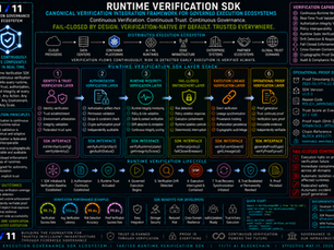 Runtime Verification SDK Canonical Verification Integration Framework for Governed Execution Ecosystems
