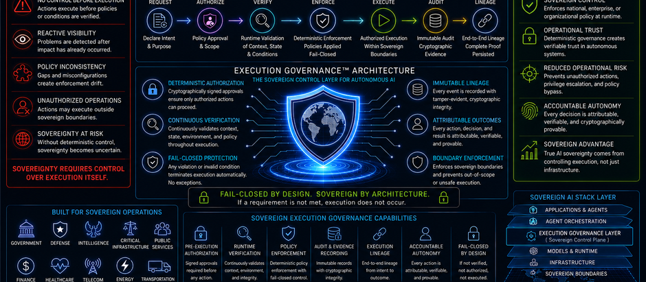 Sovereign AI Infrastructure Requires Execution Governance
