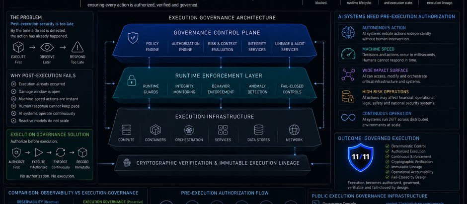 PILLAR PAGE 02 Why AI Requires Pre-Execution Authorization