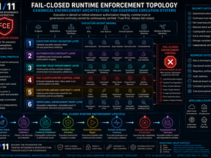Fail-Closed Runtime Enforcement Topology Canonical Enforcement Architecture for Governed Execution Systems
