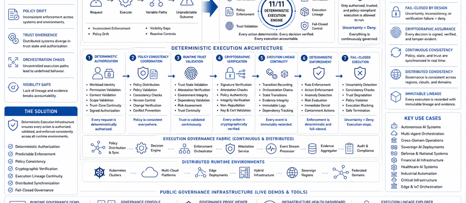 PILLAR PAGE 35 Deterministic Execution Infrastructure for Autonomous AI Systems | 11/11 Execution Governance