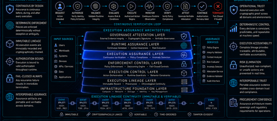 Execution Assurance Architecture and the Operational Future of Autonomous Systems