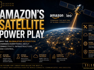 Amazon’s Satellite Power PlayWhy the Globalstar Acquisition Changes Everything About Connectivity, Infrastructure, and Control