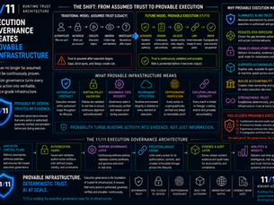 Execution Governance Creates Provable AI Infrastructure