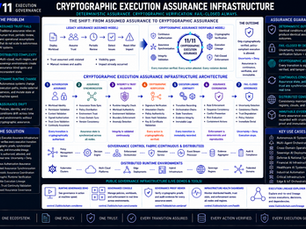 PILLAR PAGE 51 Cryptographic Execution Assurance Infrastructure for Autonomous AI Systems | 11/11 Execution Governance