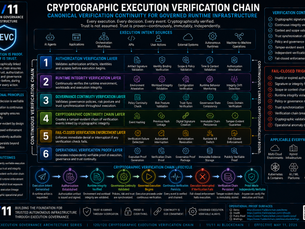 Cryptographic Execution Verification Chain Canonical Verification Continuity for Governed Runtime Infrastructure