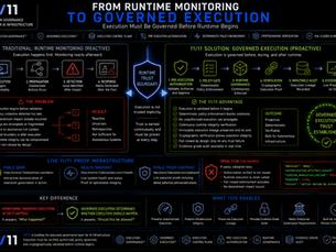 From Runtime Monitoring to Governed Execution