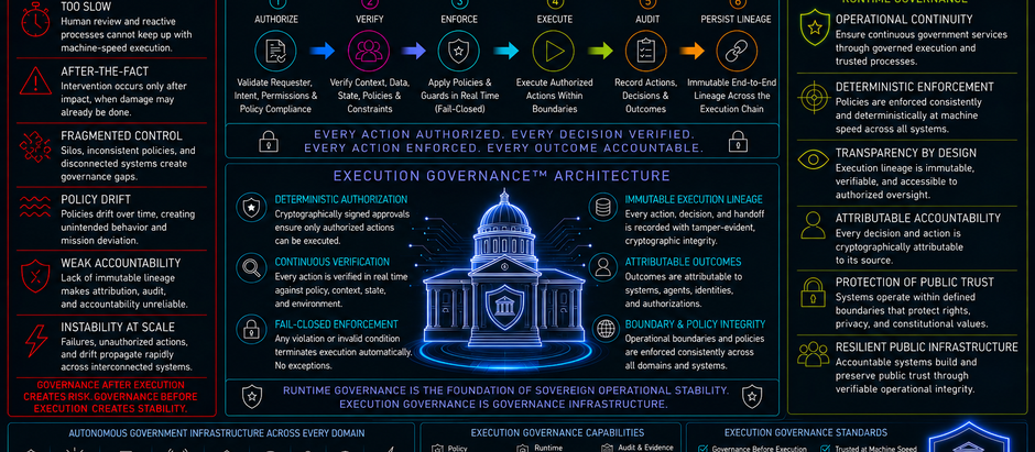 Why Autonomous Government Systems Require Deterministic Runtime Governance