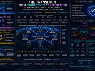 The Transition from Connectivity to Verification Canonical Trust Evolution Framework for Autonomous Execution Infrastructure