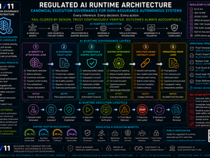 Regulated AI Runtime Architecture Canonical Execution Governance for High-Assurance Autonomous Systems