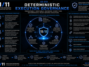 EG-013 Deterministic Execution Governance