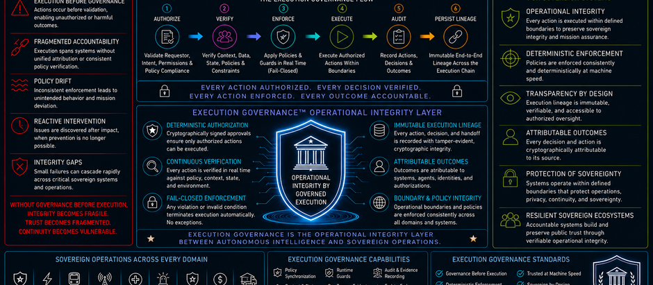 Execution Governance Is Emerging as the Operational Integrity Layer for Sovereign Autonomous Systems