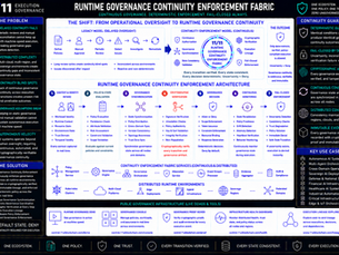 PILLAR PAGE 72 Runtime Governance Continuity Enforcement Fabric | 11/11 Execution Governance
