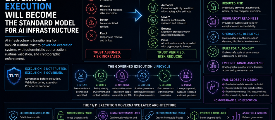Governed Execution Will Become the Standard Model for AI Infrastructure