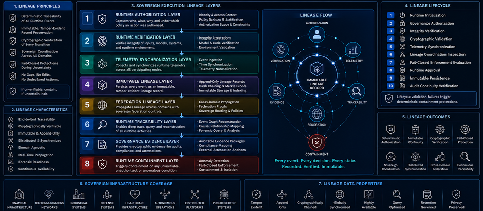 EG-LINEAGE-001 Sovereign Execution Lineage Architecture